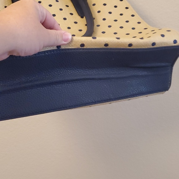 🌟 3 for $15 Deal! 🌟Blue dot tan handbag purse crossbody - Picture 5 of 7